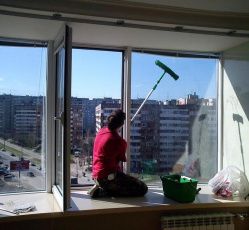 Мытье окон в однокомнатной квартире Алексеевское